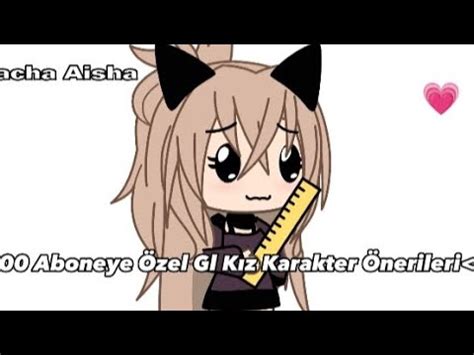 Gacha Life K Z Karakter Nerileri Youtube