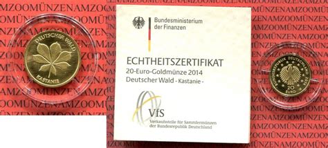 Deutschland BRD Germany FRG 20 Euro Goldmünze 1 8 Unze Deutschland BRD