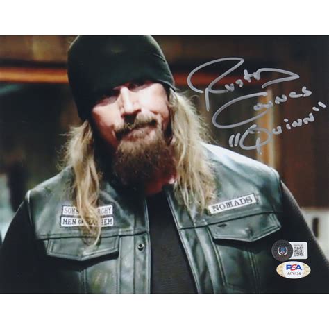 Rusty Coones Signed Sons Of Anarchy 8x10 Photo Inscribed Quinn