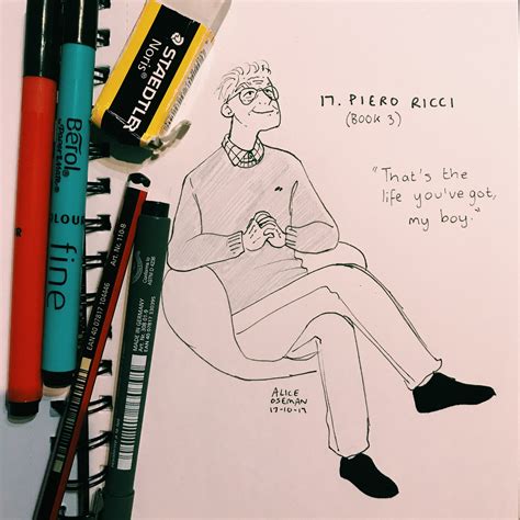 Alice Oseman Updates On Twitter Day 17 Of Inktober Is Piero Ricci 🏡