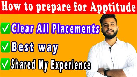 How To Prepare For Aptitude For Placements Off Campus Drive For 2021