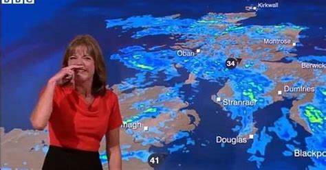 Bbc Weather Presenter Louise Lear Loses It As She Gets The Giggles During Live Broadcast