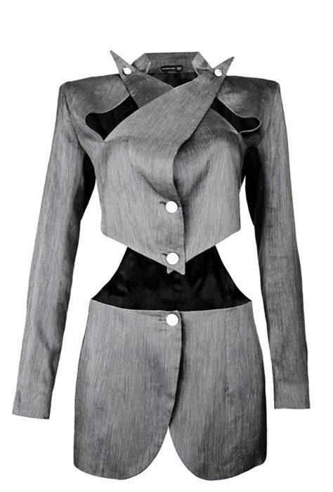 Alexander Mcqueen Black Wool Blazer Jacket With Cut Outs Ss 1999 Artofit