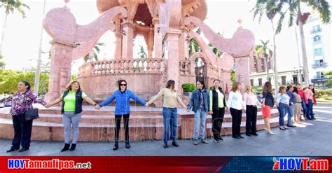 Hoy Tamaulipas Realizan En Tampico Cadena De Sororidad Para