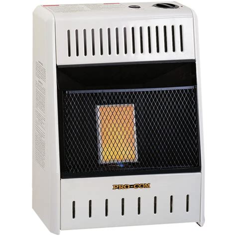 Procom 6000 Btu Blue Flame Ventless Natural Gas Heater 110084 The