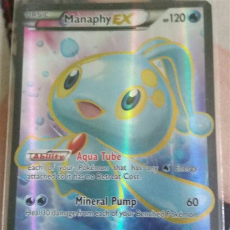 Pokemon Tcg Manaphy Ex Full Art Hobbies Toys Toys Games On Carousell