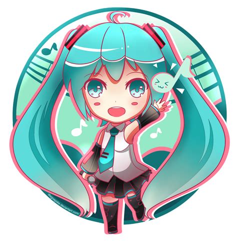 Chibi Series Hatsune Miku V By Pokkiu On Deviantart