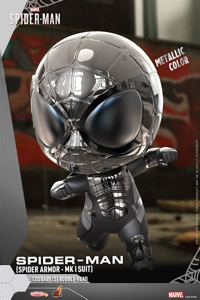 Confira os últimos Hot Toys e Cosbabies uniformes diferentes inspirados no jogo do Homem