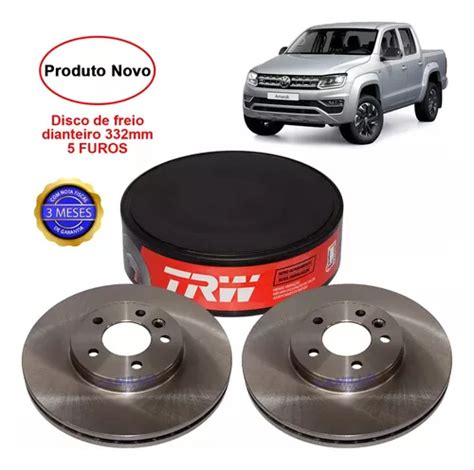 Par Disco Freio Dianteiro Vw Amarok 3 0 V6 2018 2019