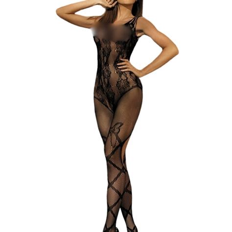 Bodystocking BSL Lingerie Roz Uniwersalny Czarny Cena Opinie Allegro