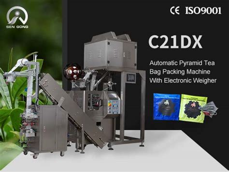 C Dx Automatic Pyramid Tea Bag Packing Machine With Outer Envelope