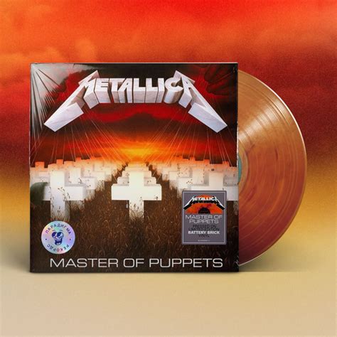 Виниловая пластинка Metallica - MASTER OF PUPPETS (red (battery brick ...