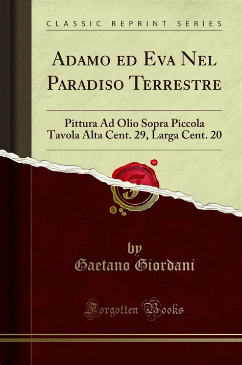 Adamo Ed Eva Nel Paradiso Terrestre Pittura Ad Olio Sopra Piccola