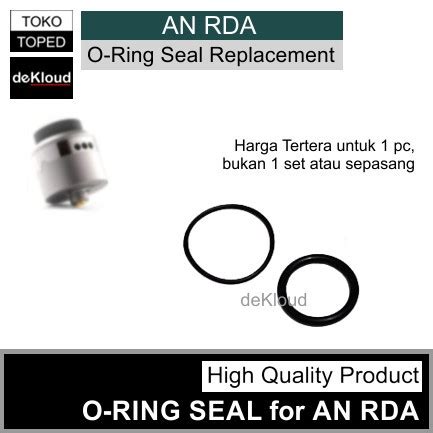 Jual Black O Ring For AN RDA By Coilturd Karet Sil Silicon Silikon