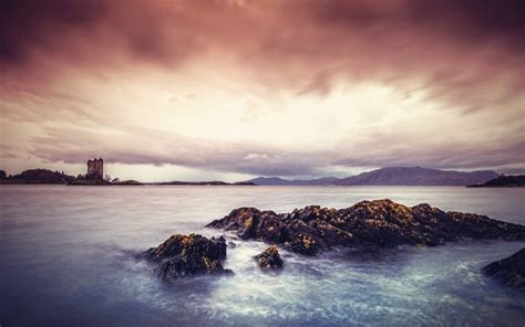 Sunlight Landscape Sunset Sea Rock Nature Shore Reflection Sky