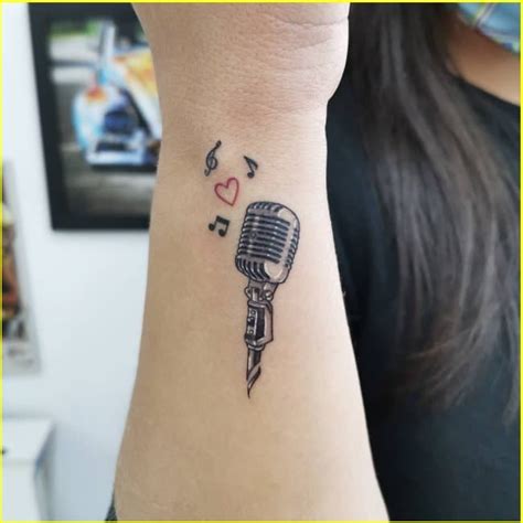 Discover Microphone Tattoo Designs Super Hot In Cdgdbentre