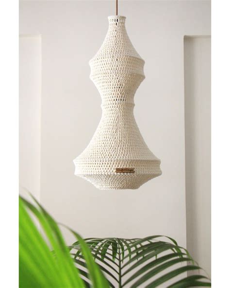 Crochet Lampshade Crochet Swag Lights Crochet Light Handwoven Lamp Boho