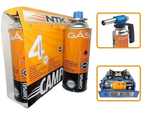 Kit 15 Refil Gás Campgás Ntk 227g P Fogareiro Maçarico Camp