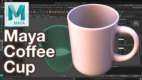 Maya Tutorial Model A Coffee Cup Youtube