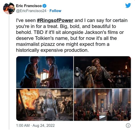 Film Updates on Twitter First reactions to PrimeVideoʼs