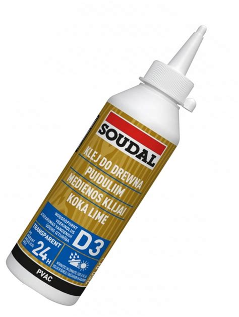 Klej Do Drewna Soudal WODOODPORNY D3 65A 250g Mały D3 KLE 67 DR 250