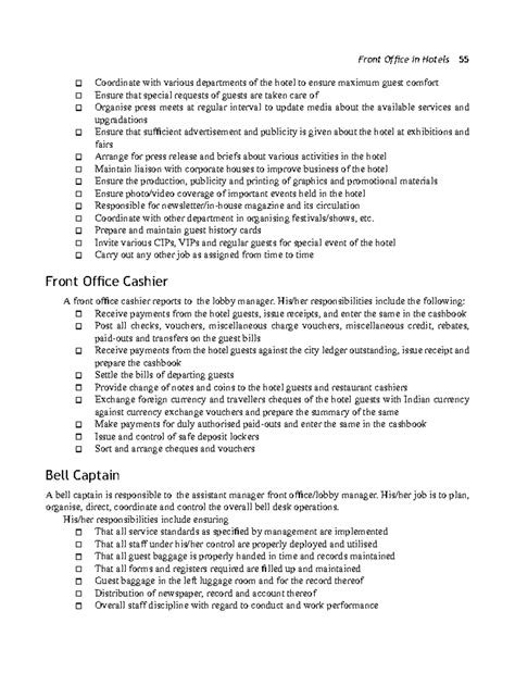Hotel Front Office Management Dusit Thani College 4