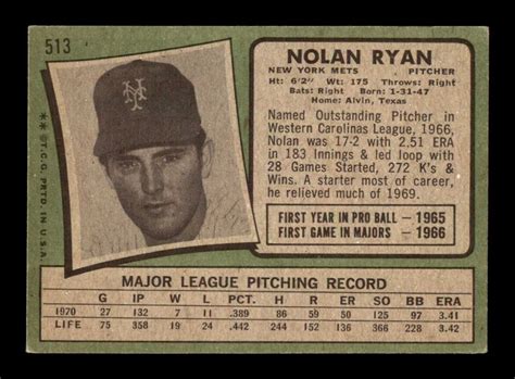 Topps Set Break Nolan Ryan Ex Obgcards Ebay