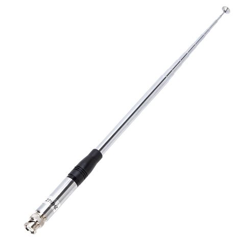 Mhz Bnc Male Connector Telescopic Rod Ht Antenna Inch To Inch