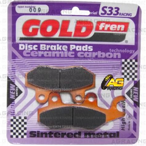 GOLDFREN S33 CARBON Front Right Brake Pads For Yamaha YFZ 660 Rhino