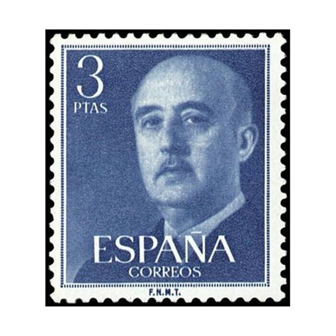 1955 14 de febrero General Franco 1892 1975 Serie básica azul