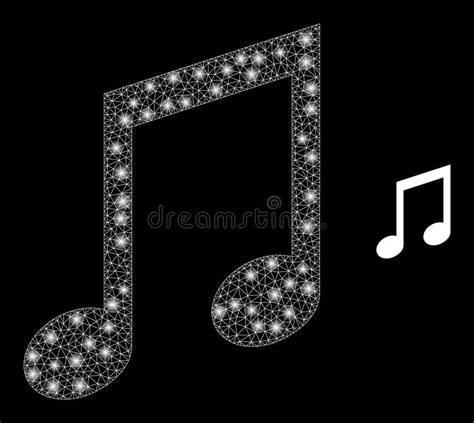 Music Notes Twice Firework Stream Stock Vector Illustration Of Notes