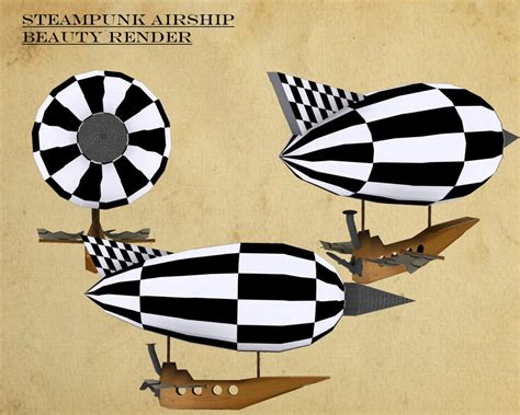 Steampunk Airship Design by BowserJrDude on DeviantArt