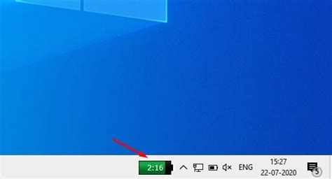 How To Show Battery Percentage on Windows 10 Taskbar