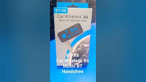 Car Wireless X6 BT-X6 Music BT-X6 Also Using HandsFree - YouTube