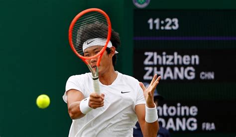 Wimbledon 2021: China’s Zhang Zhizhen makes history but not second ...