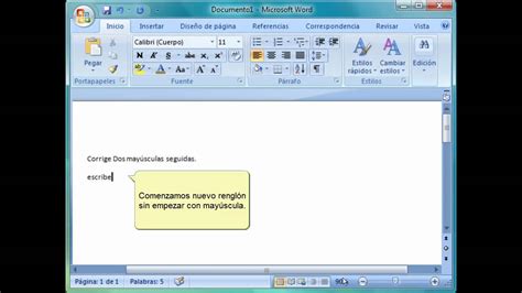 Curso De Word 2007 6 3 Autocorreccion Youtube