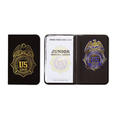 DEA JR BADGE CASE & BADGE