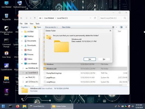 Comment Supprimer Le Dossier Windows Old De Windows Malekal