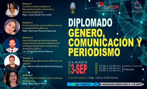 Diplomado “género Comunicación Y Periodismo” 1ra Versión Virtual