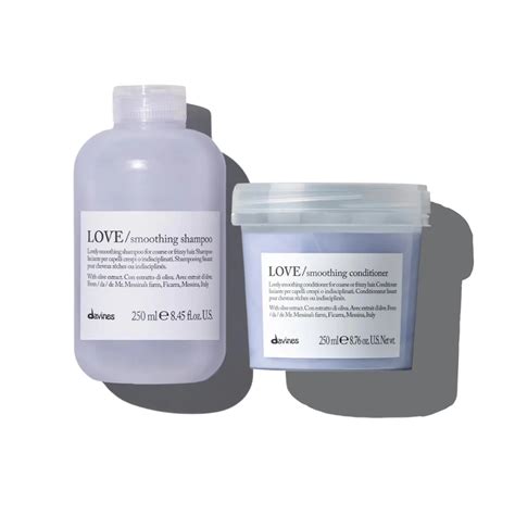 Davines Love Smoothing Shampoo And Conditioner Set Maneprint