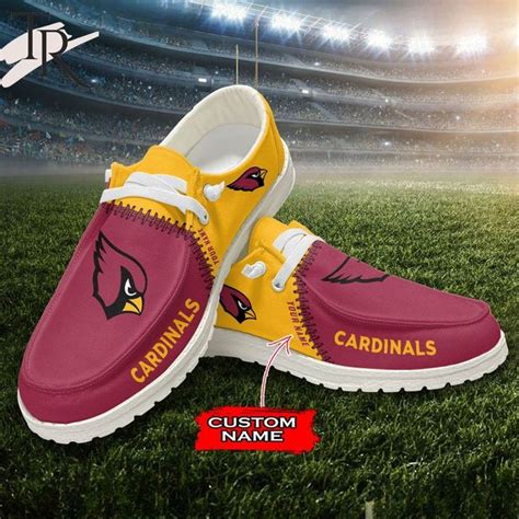 Personalized NFL Arizona Cardinals Custom Name Hey Dude Shoes Loafer