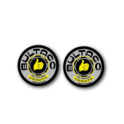 Bultaco Tank Badge Decals Evo Mx