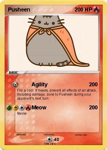 Pokémon Pusheen 188 188 Agility My Pokemon Card