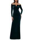 New 179 X By Xscape Women S Long Long Sleeve Off The Shoulder Maxi