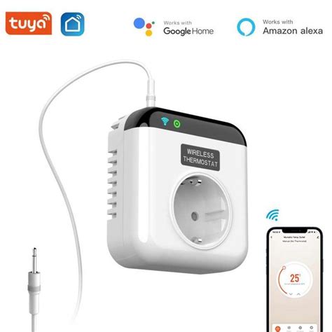 Tuya Thermostatic Socket Smart Wifi And Bluetooth Plug And Play