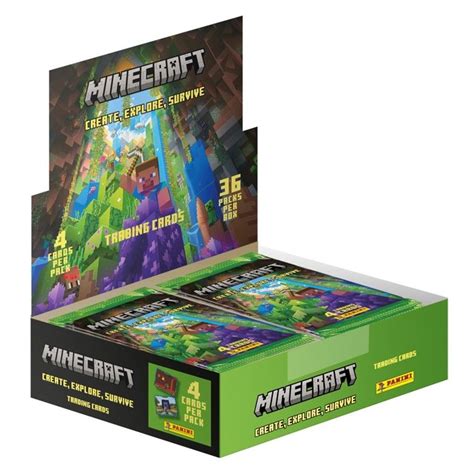 Panini Minecraft 3 Trading Cards Booster Box | Shop Today. Get it ...