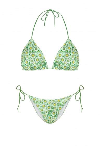 Bikini Tri Ngulo Lupita Tie Verde Robin Collection Robin Collection
