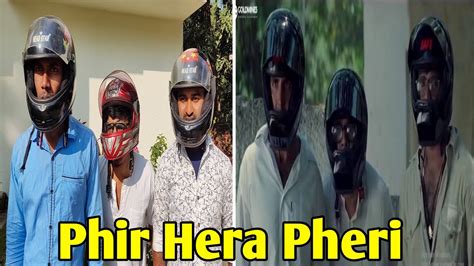 Hera Pheri Best Comedy Scene Bollywood Superhit Comedy Scene Helmet