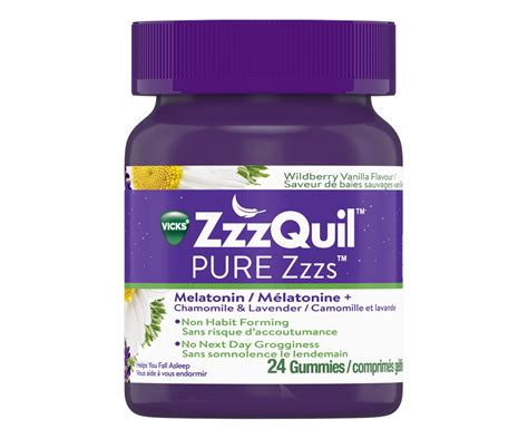 Zzzquil Pure Zzzs Aide Sommeil Base De M Latonine En G Lifi S Avec