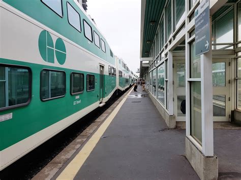 bucktracks — Burlington GO Train Station Photo by the green...